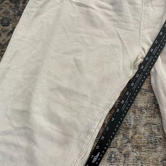 Oh My Gauze Boho Pull On Pant Womens Size 2XL-3XL Ivory Wide Leg Cotton Vintage - Picture 9 of 10